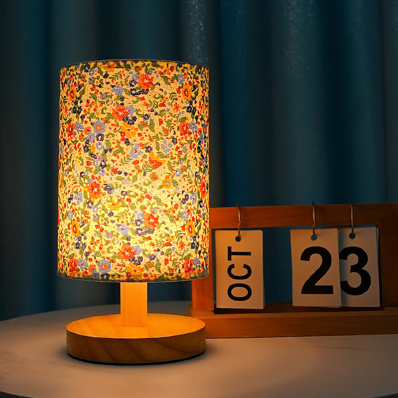 Literary desk lamp bedroom sleeping bedside lamp