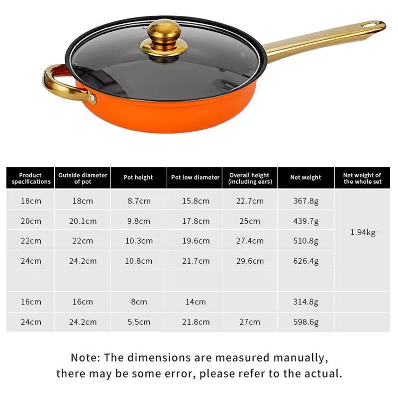 12 - piece wine - red non - stick stainless - steel soup pot set