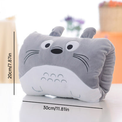 Animated nap pillow warm hand cover
