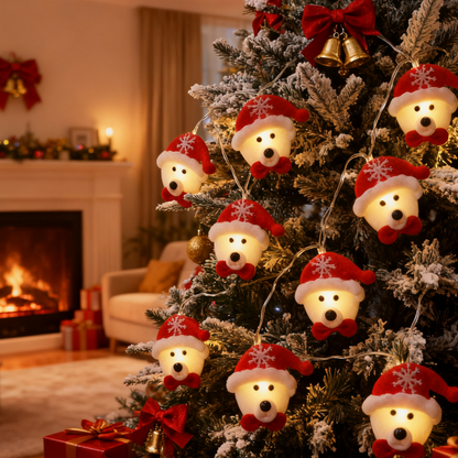 Non woven teddy bear Christmas light LED string