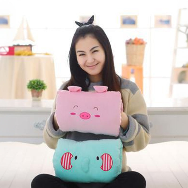 Animated nap pillow warm hand cover
