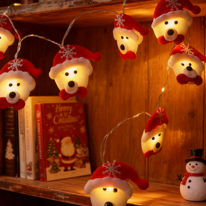 Non woven teddy bear Christmas light LED string