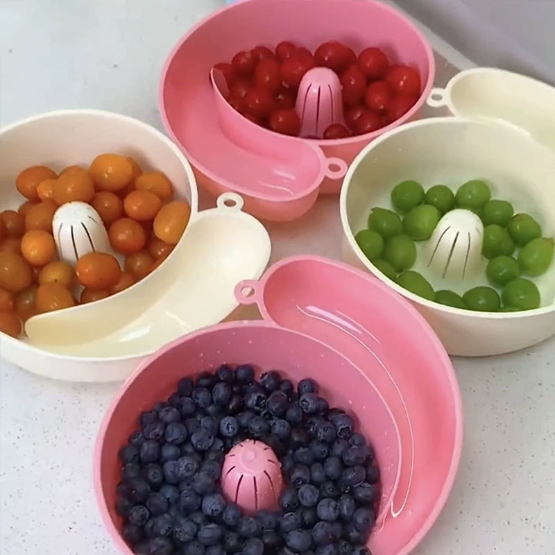 multi-functional fruit drainer vegetable washer