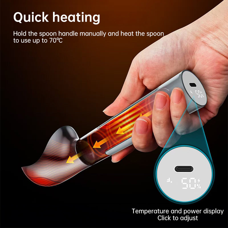 Rechargeable Heated Scoop