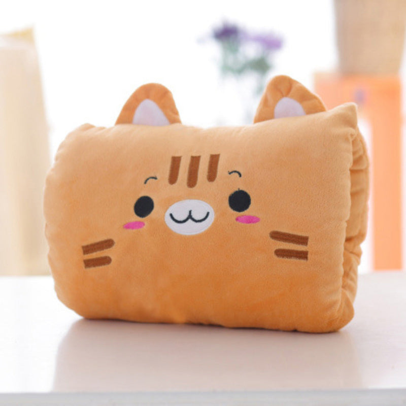 Animated nap pillow warm hand cover