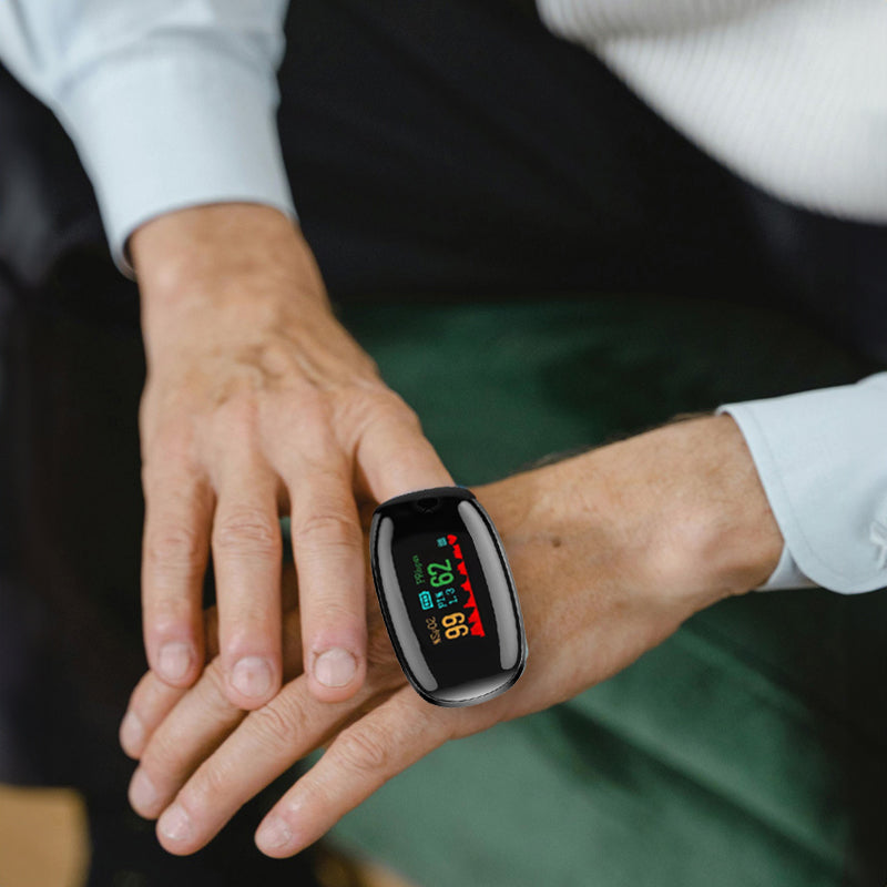 Reusable Lightweight Finger Pulse Oximeter