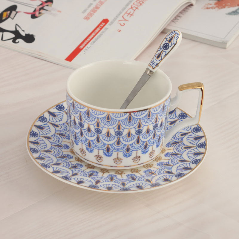 300ML, fine bone china coffee cup and saucer