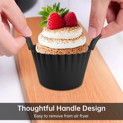 4-6 Reusable Silicone Air Fryer Mats