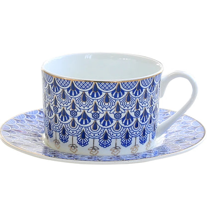 300ML, fine bone china coffee cup and saucer