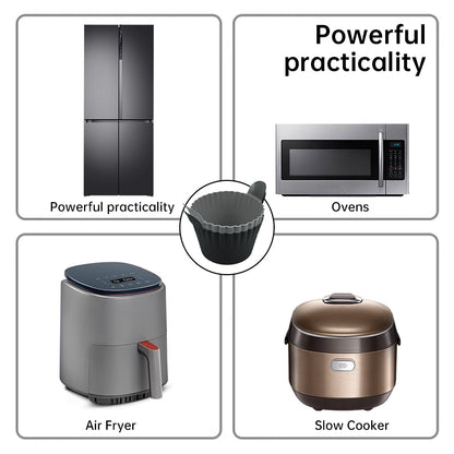 4-6 Reusable Silicone Air Fryer Mats