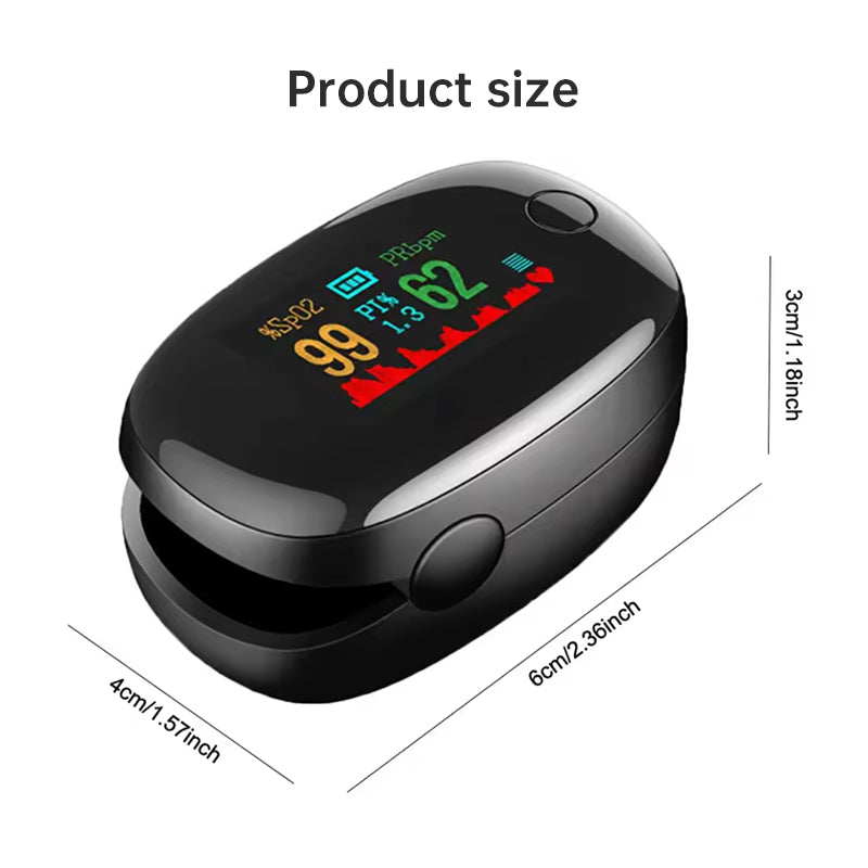 Reusable Lightweight Finger Pulse Oximeter