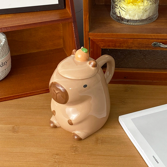 Fun 3D Capybara Mug Pair