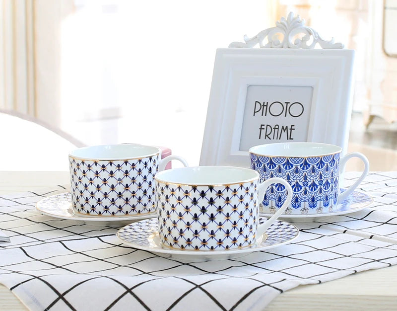 300ML, fine bone china coffee cup and saucer