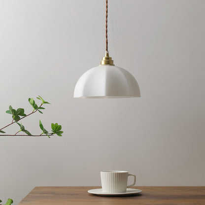 Wabi-Sabi Style Brass Designer Pendant Light